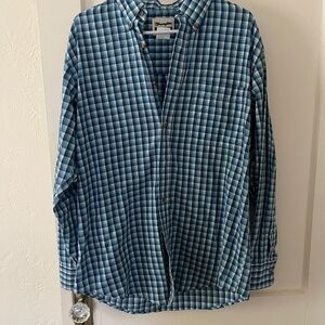 Vintage Wrangler Rita Long Sleeve Plaid Button Down Shirt Men’s Size Medium